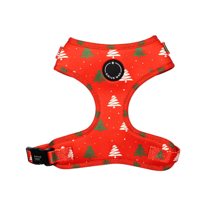 Adjustable Dog Harness, Festive Forest by Sirius Wag Christmas Harness