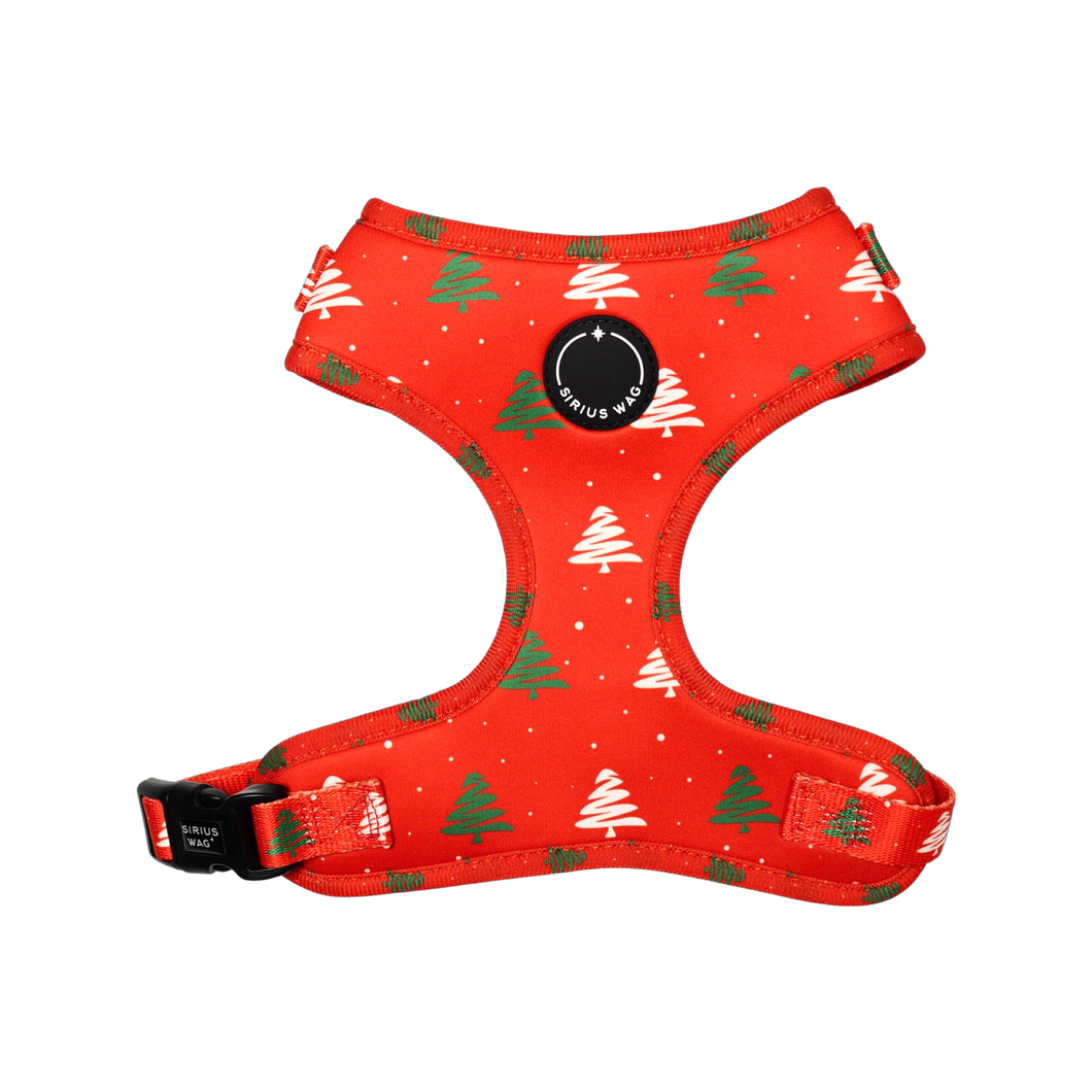 Adjustable Dog Harness, Festive Forest by Sirius Wag Christmas Harness